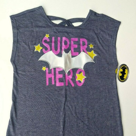 Batman Girls Super Hero T-Shirt - Picture 1 of 5